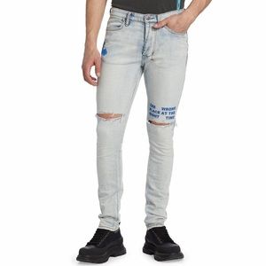𝐊𝐒𝐔𝐁𝐈 | “VAN WINKLE RIGHT TIME” DISTRESSED DENIM JEANS